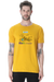 Sadhguru Journeys to Save Oil T-shirt for Men - Mustard Yellow
