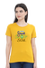 Save The Soil T-shirt for Women - Mustard Yellow