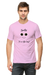 Smile Its Coffee Day T-shirt for Men - Baby Pink