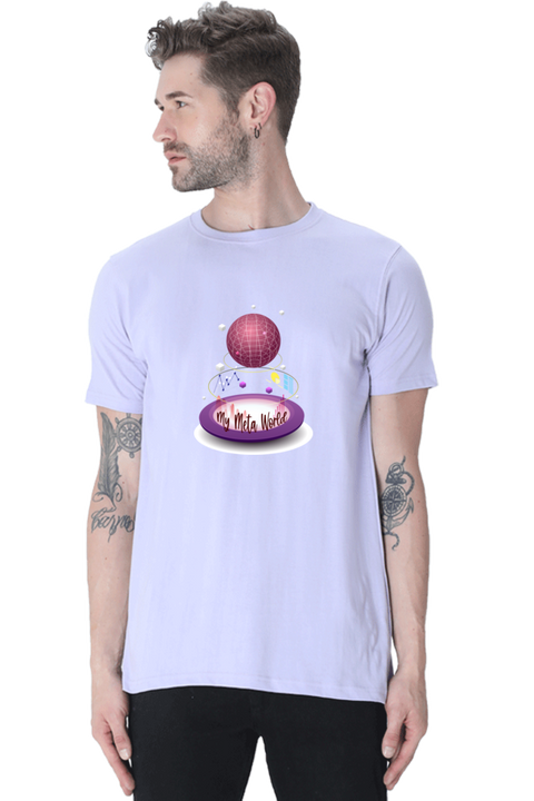 My Meta World Lavender T-shirt for Men