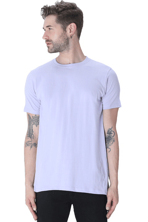 Plain Lavender T-shirt for Men