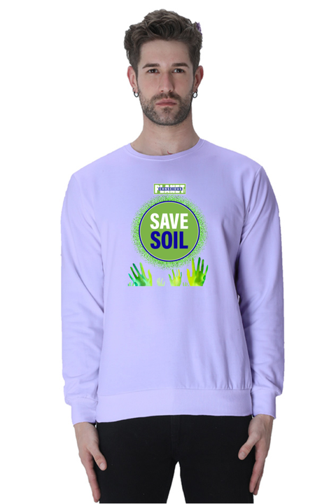 Save Soil LLavender Sweatshirt for Men & Women