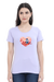 Owls in Love Lavender Valentine T-Shirt for Women