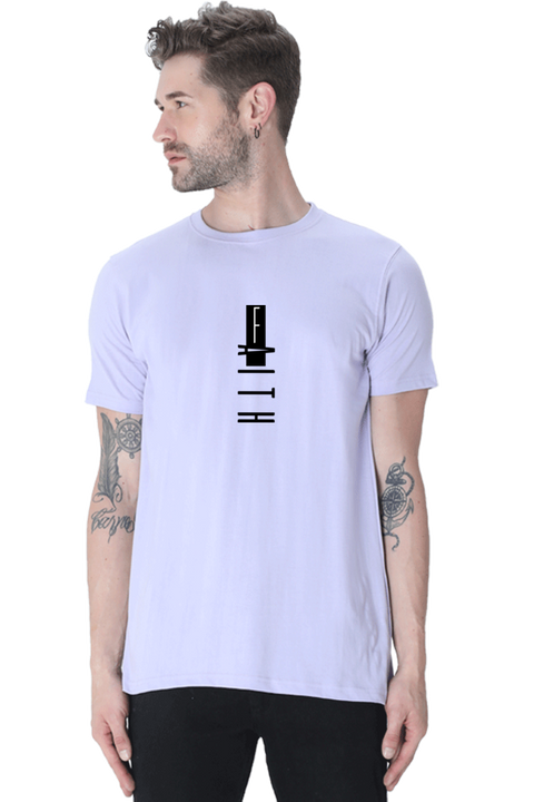 The Faith Series Lavender T-shirt for Men