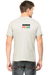 Grey LGBT Double Side Printed T-Shirt for Men back