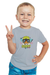Grey Tiger Goggles Boy's T-Shirt for Sunny Days