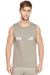 Grey Snooze Sleeveless Gym Vest for Men