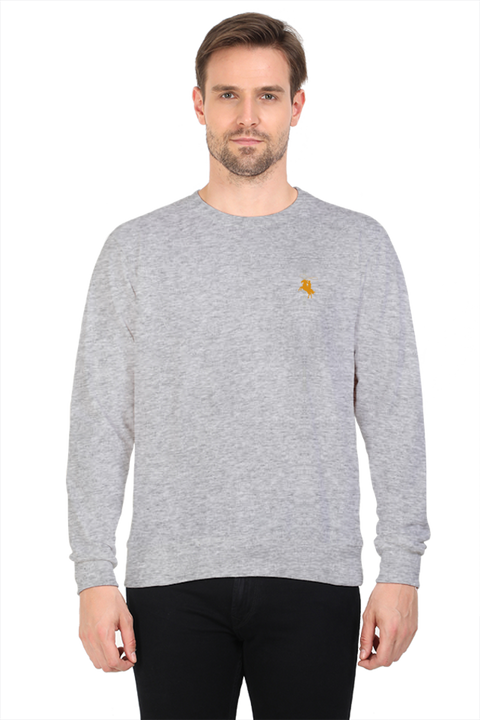 Grey Cowboy Lasso Sweatshirt for Men