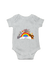 Rainbow Animals Grey Rompers for Baby