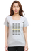 Grey T-Shirt for College Girl