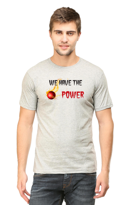 We Have the Power T-Shirts for Men - Grey