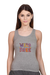 Wild And Free Grey Tank Top for Women