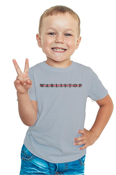 Warlistop T-Shirt for Boys - Grey