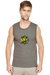 Fist of Fury Sleeveless Charcoal Gym Vest for Men