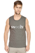 Charcoal Snooze Sleeveless Gym Vest for Men