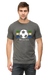 Grey Milange Men's Football T-Shirts Original