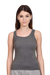 Grey Charcoal Tank Top for Women front
