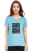 Women's Rights are Human Rights Sky Blue T-Shirt for Women