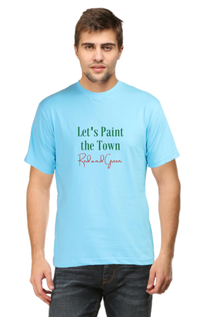 Let's Paint the Town Sky Blue T-Shirt for Men