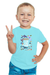 Sky Blue 100% for the Planet Boy's T-Shirt