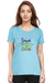 Save The Soil T-shirt for Women - Sky Blue