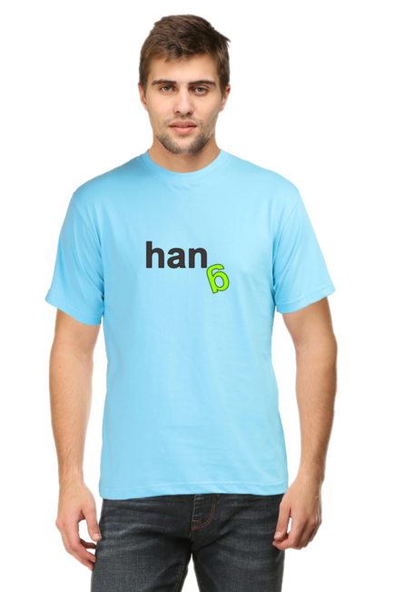 Sky Blue Hang T-Shirt for Men