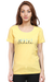 Yellow Yoga Inhale Exhale T-shirt for Women
