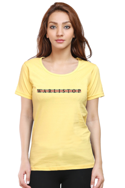 Yellow Warlistop T-Shirt for Women