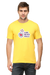 Love Never Fails Valentine's Day T-shirt for Men - Yellow