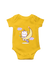 Cat Unicorn on the Moon Yellow Rompers for Baby