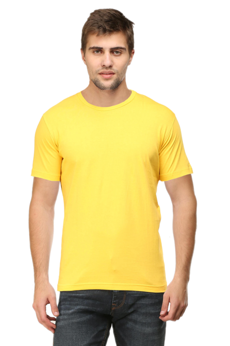 Plain Yellow T-Shirt for Men