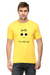 Smile Its Coffee Day T-shirt for Men  - Yellow