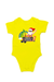 Cool Santa Claus Yellow Rompers for Babies