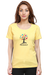 Friendly Hands T-Shirt for Women - Yellow