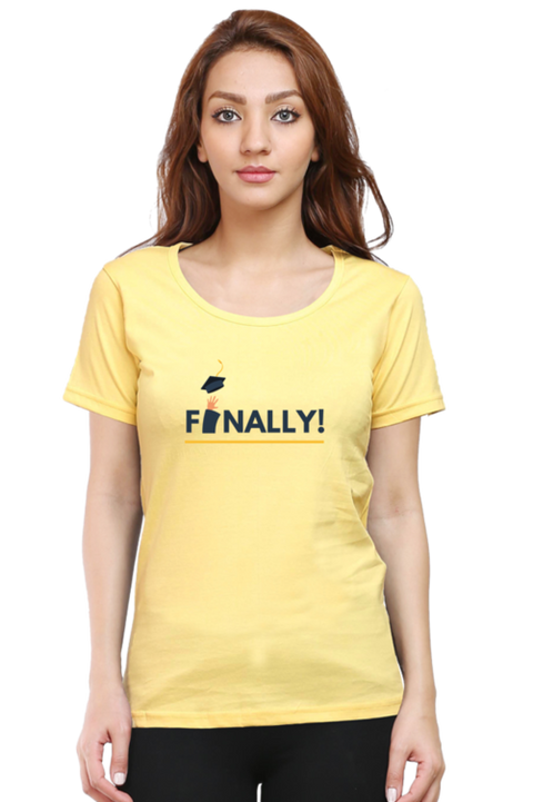 Yellow Graduation T-Shirt for Girls