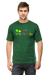 Trendy Warlistop Baseball Green T-shirt for Men