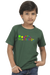 Trendy Warlistop Baseball T-shirt for Boys - Bottle Green