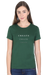 Create Bottle Green T-Shirt for Women