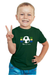 Bottle Green Football T-Shirt for Boy 