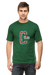 USA California Bottle Green T-Shirt for Men