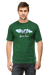 Om Namah Shivay Bottle Green T-Shirt for Men