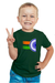 Mera Bharat Mahan T-shirt for Boys - Bottle Green