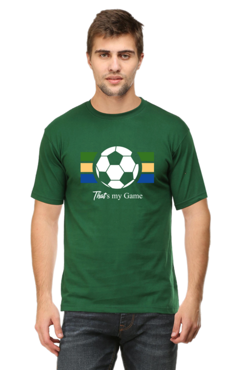 Bottle Green Men's Football T-Shirts Original