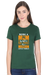 Being a Mom is Not a Big Thing Bottle Green T-Shirt for Women