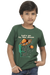 Let's Go to the Moon Bottle Green T-Shirt for Boys