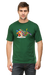The Cricket Fever Bottle Green T-Shirt for Men