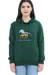 Spirit of the Prairie Bottle Green Sweatshirt Hoodies for Women