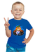 Witch Pumpkin Plasma Ball Royal Blue T-Shirt for Boys