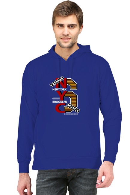 Famous NYC Miracle Royal Blue Unisex Hoodies
