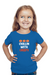Chillin With Creeps Halloween T-Shirt for Girls - Royal Blue